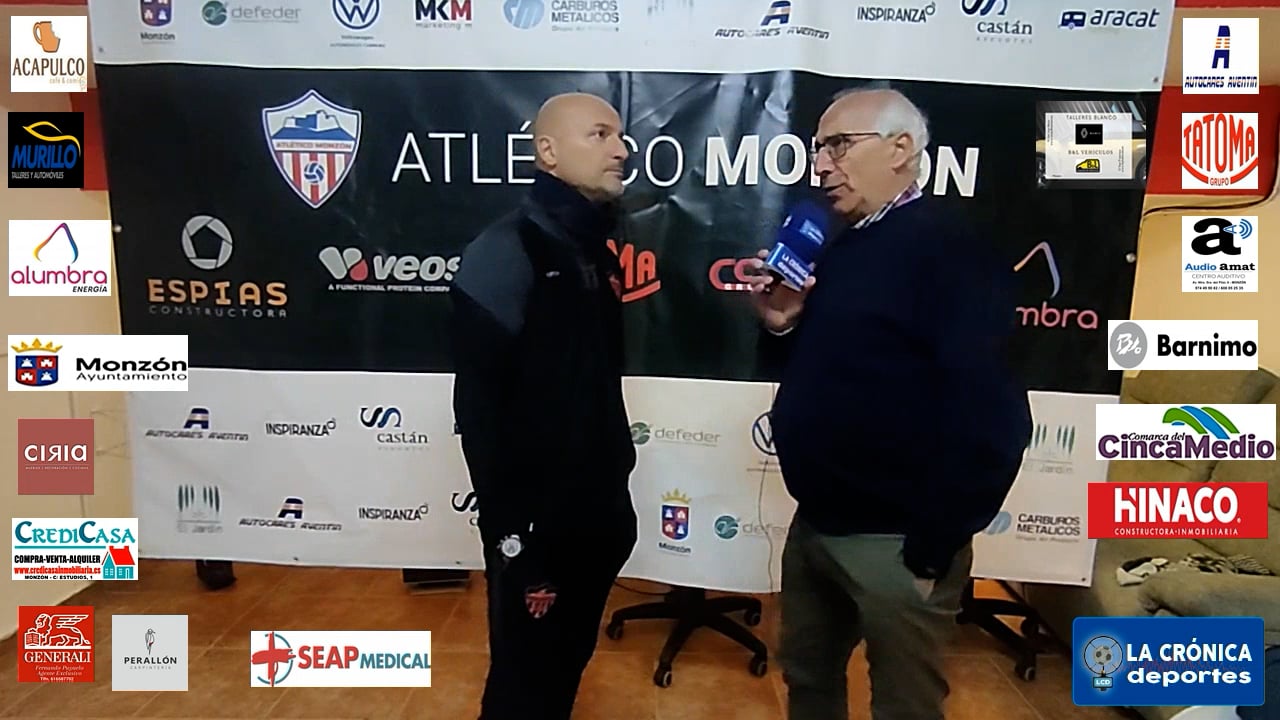 ISMAEL  MARIANI (Entrenador Monzón) At Monzón Alumbra 1-1 Epila / J 14 / 3ª División