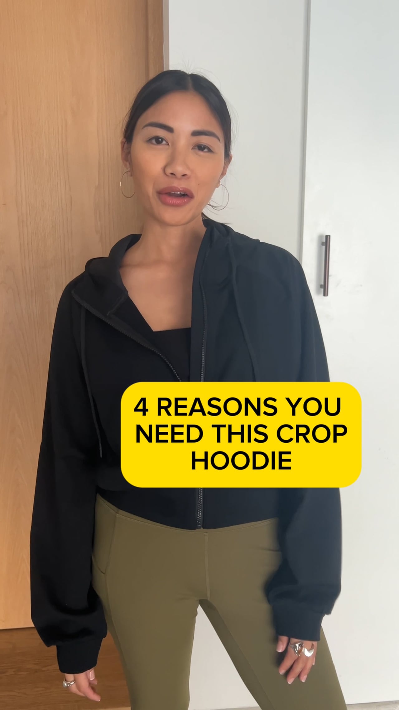 Cold Weather Full-Zip Cropped Hoodie - Fabletics