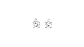 .10 ct. t.w. Lab-Grown Diamond Stud Earrings in Sterling Silver