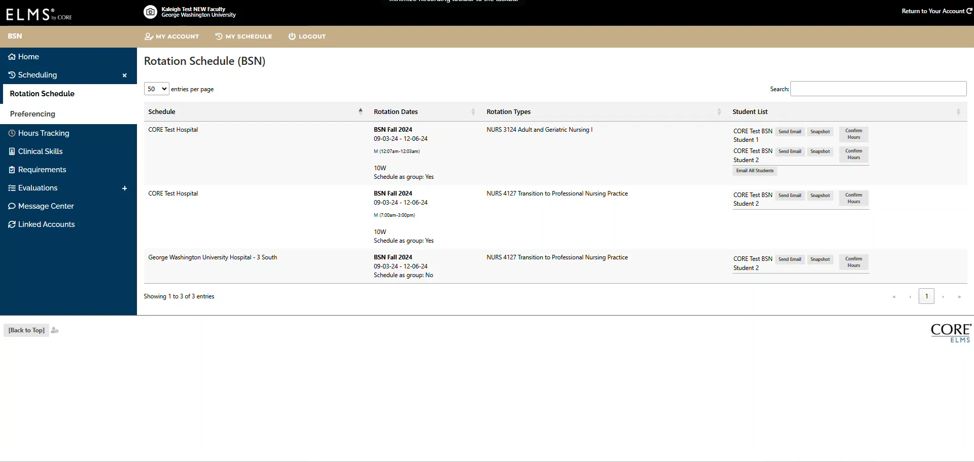 New CI User View in ELMS