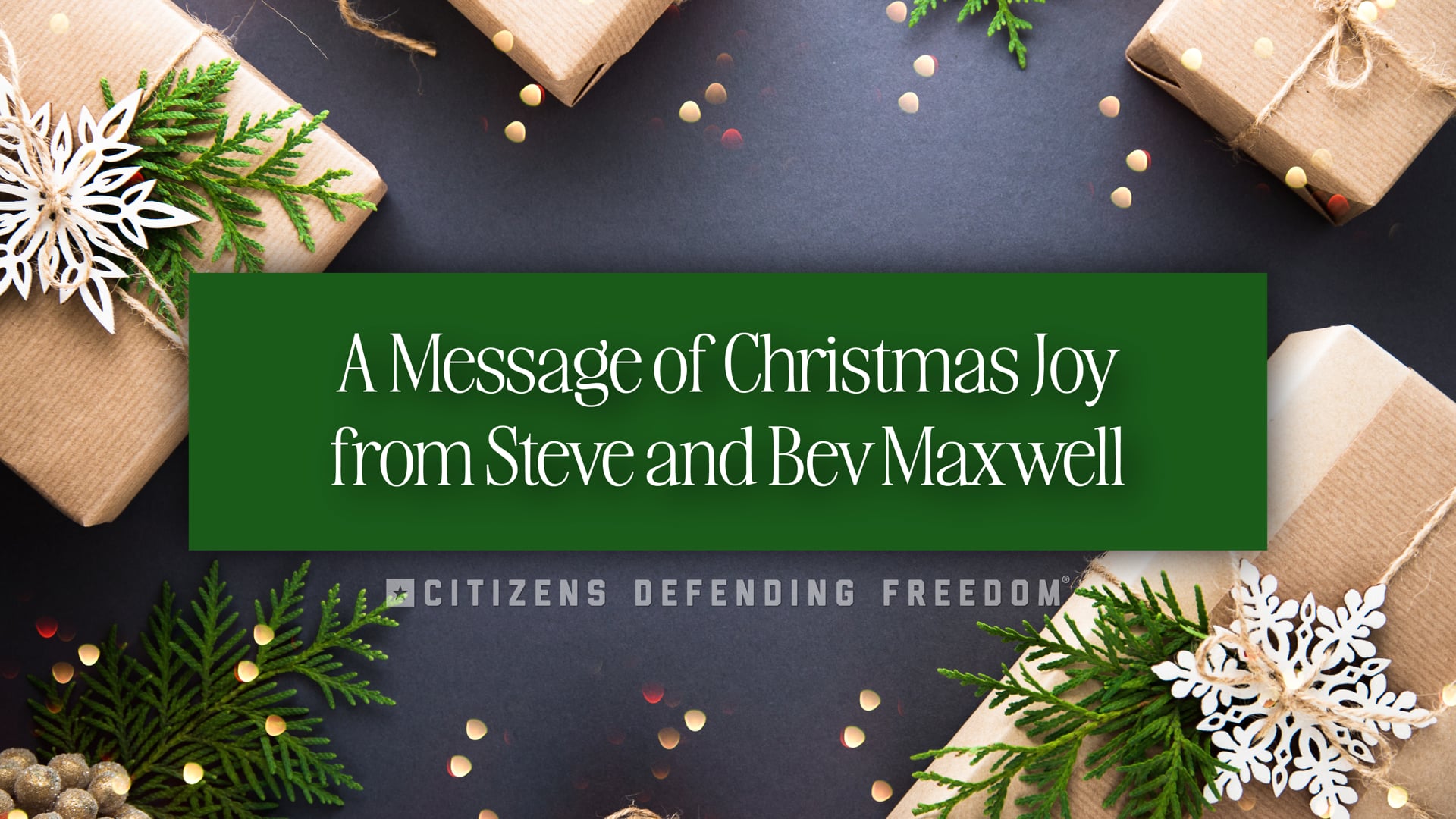 A Message of Christmas Joy