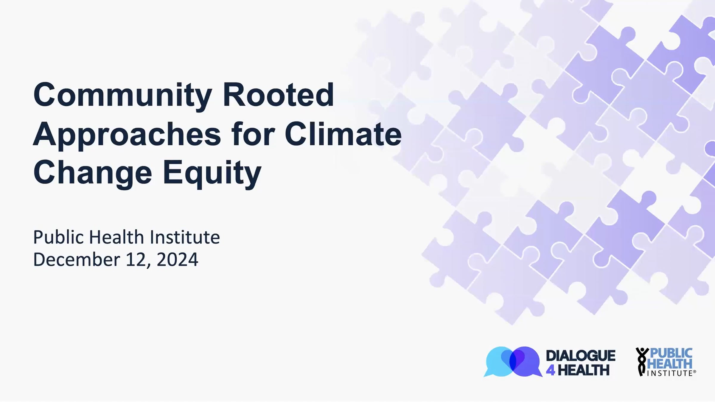 Community Rooted Approaches for Climate Change Equity | Videos & Movies ...