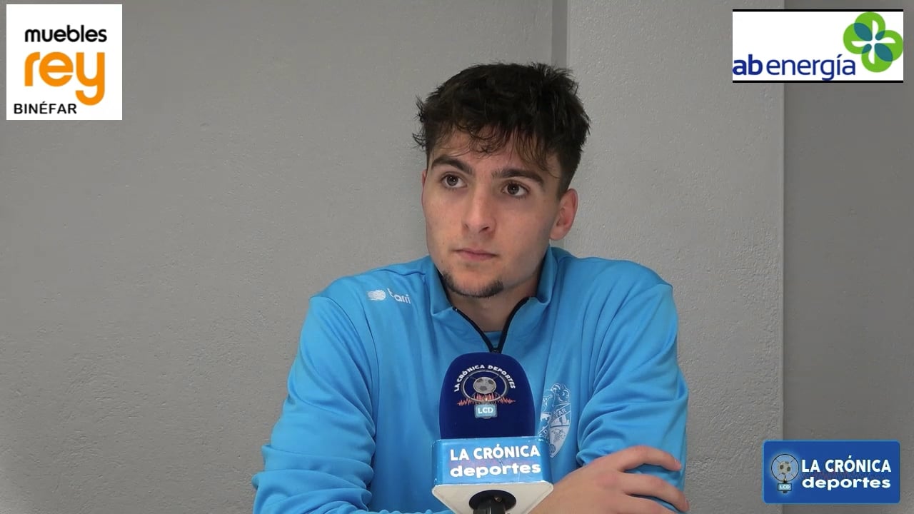 GERARD SOLÁ (Jugador Binéfar) CD Binéfar 3-2 CD Caspe / Jor. 14 / Tercera Rfef