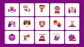 Animated New Year Stickers, an Emoji Icon by Creative Stall (Thumbnail 5 of 5)