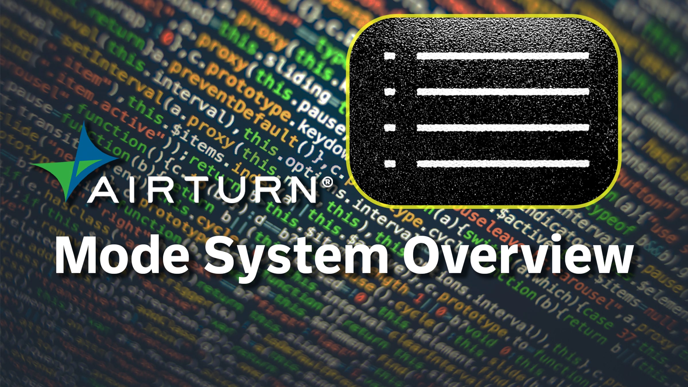 AirTurn Mode System Overview | Videos & Movies on Vimeo