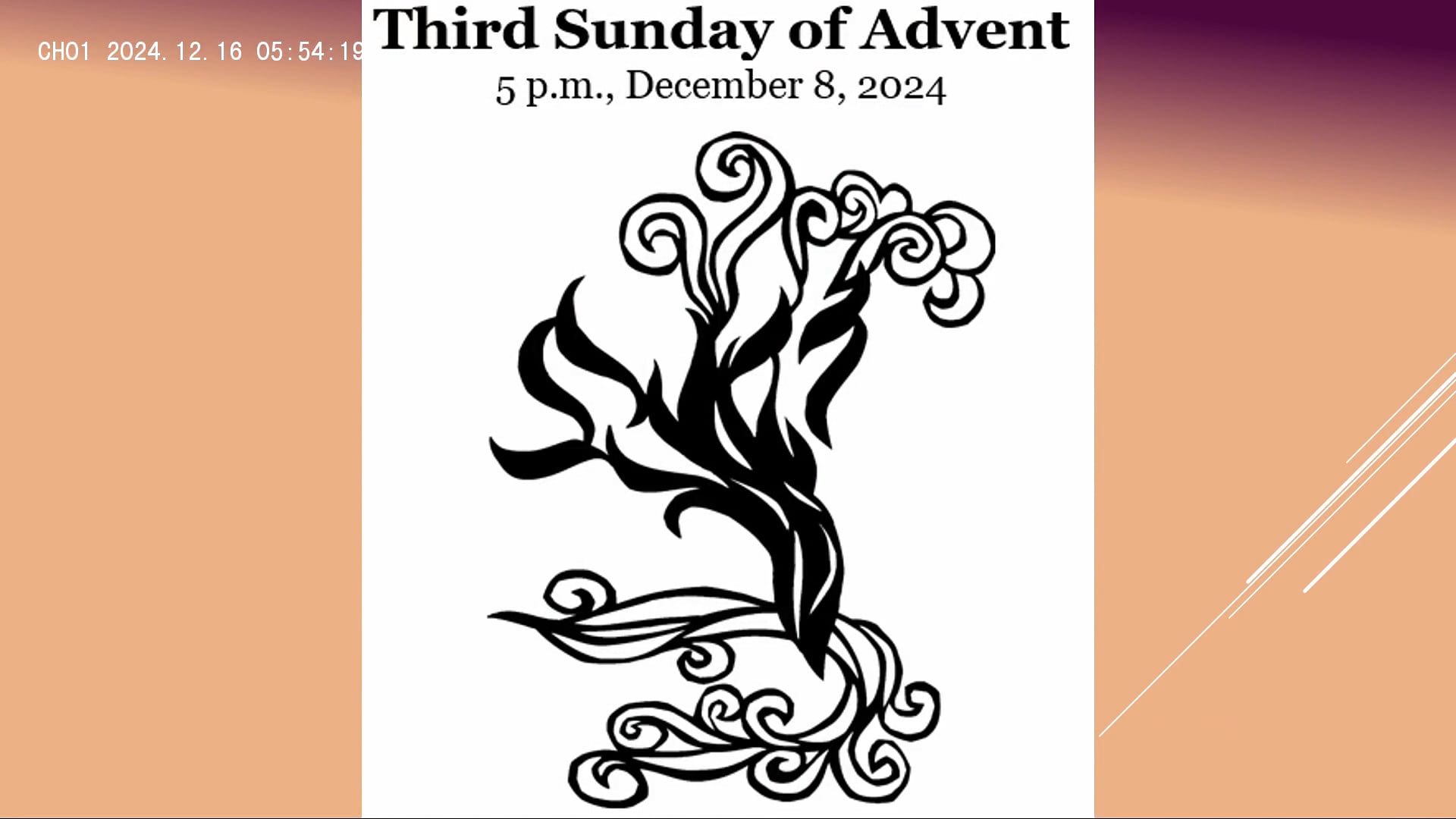 FLC - December 15th, 2024 (5 pm): Third Sunday of Advent