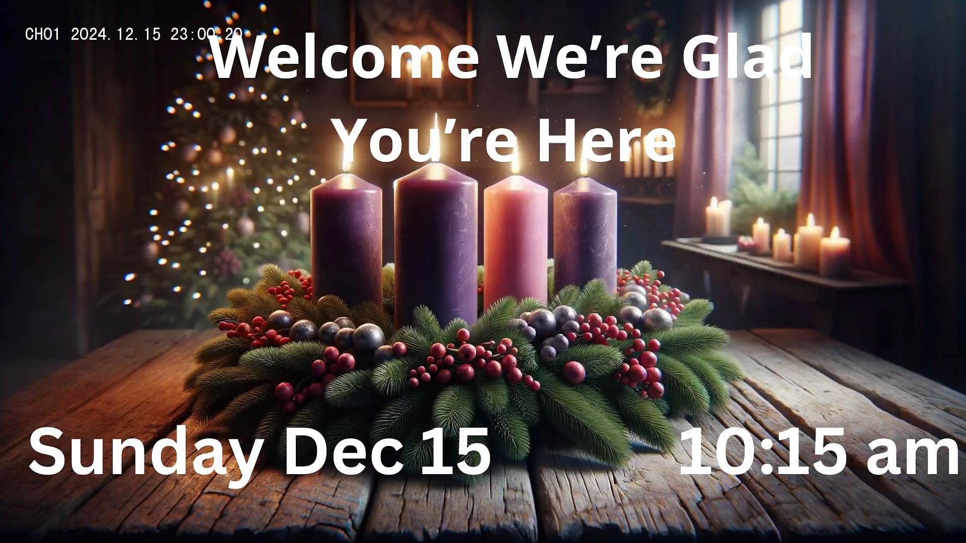 FLC - December 15th, 2024 (10:15 am): Third Sunday of Advent