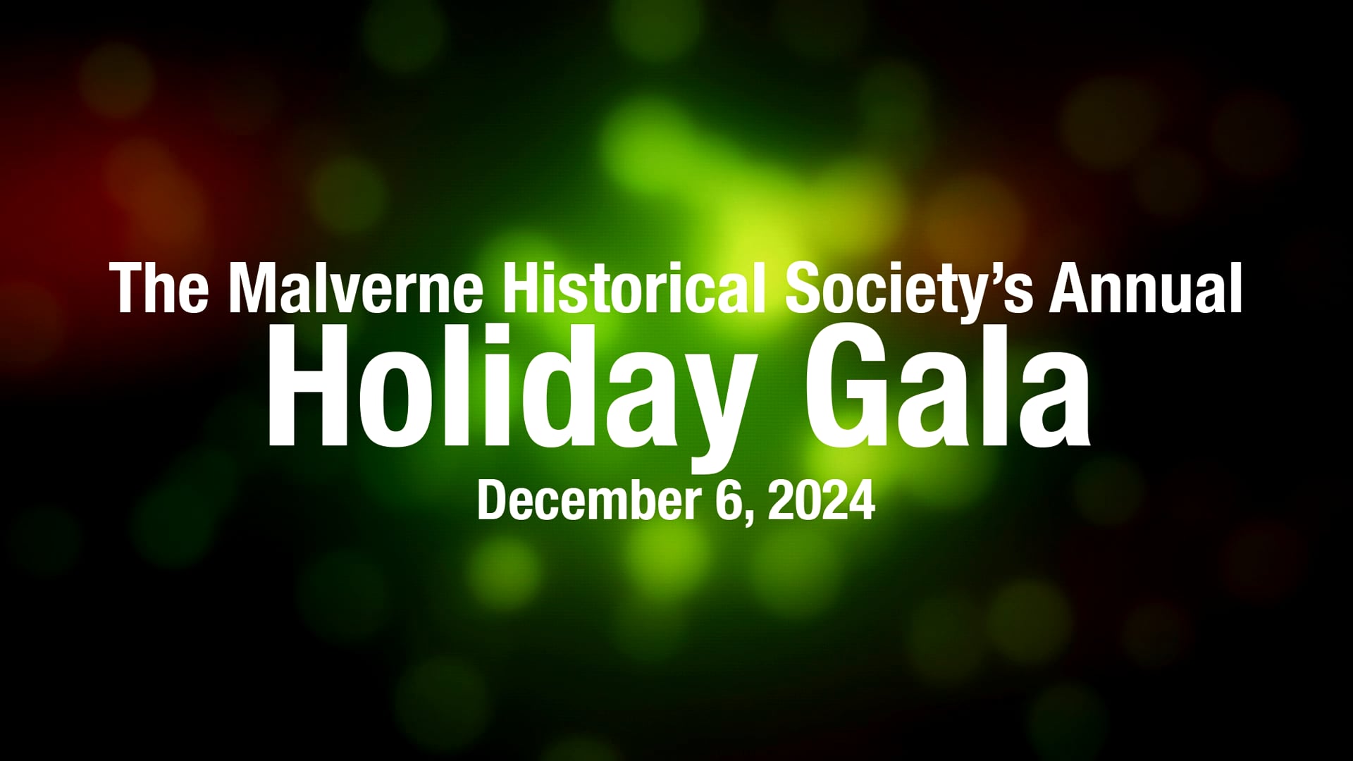 Malverne Historical Society's Holiday Gala 2024