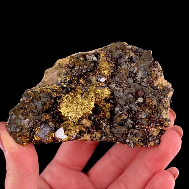 Chalcopyrite with Galena, Tetrahedrite and Sphalerite