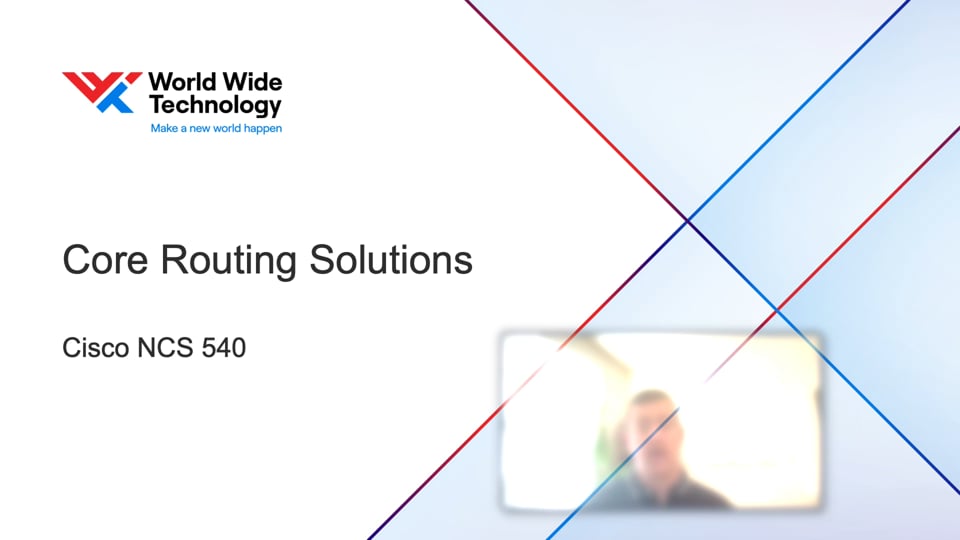 Core Routing Solutions: Cisco NCS 540
