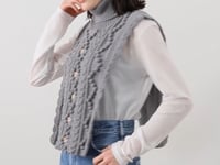 MICHAELA BUERGER/ミカエラ・バーガー LOLA collar ニット（ベスト