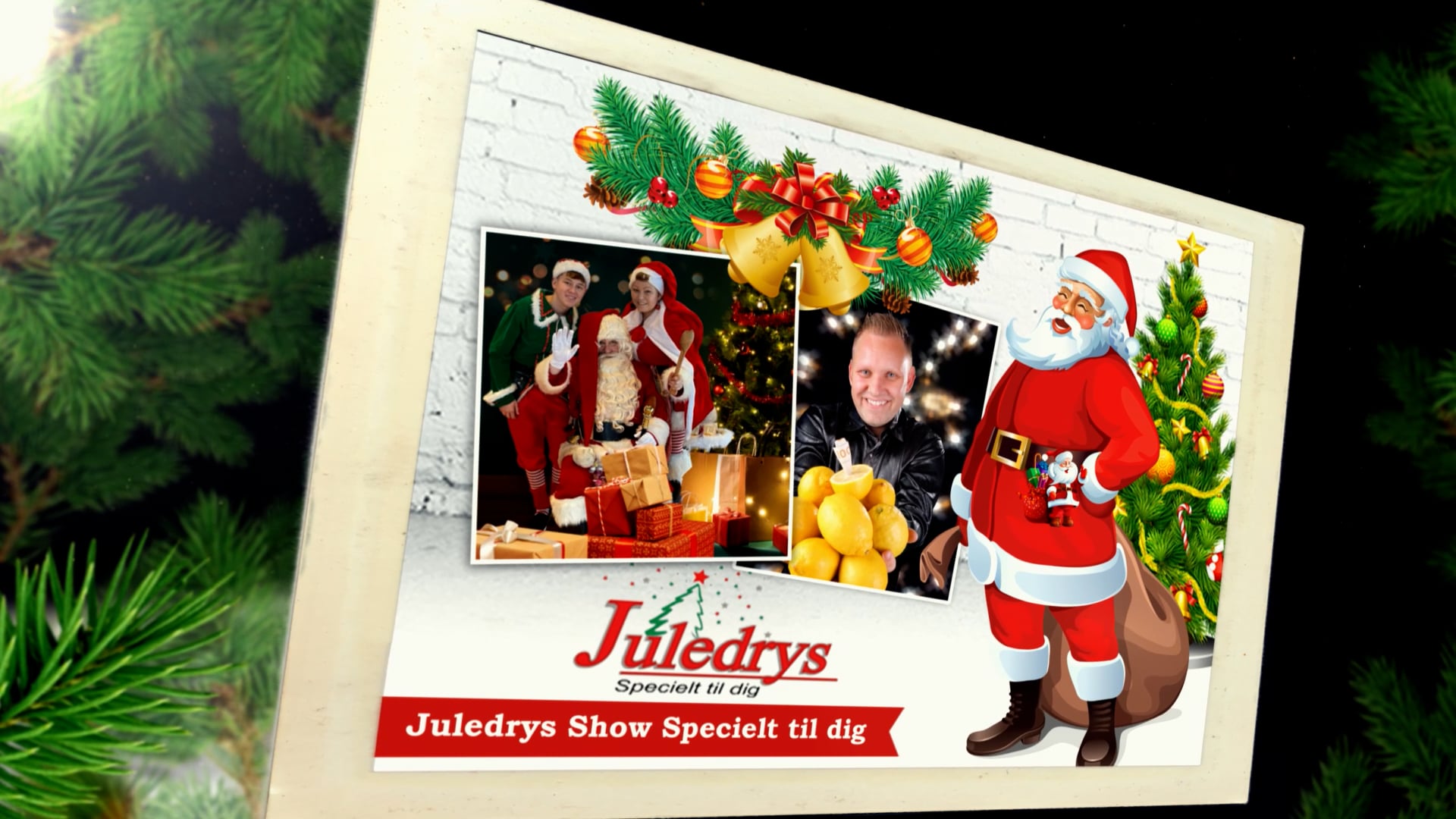 Juleunderholdning til juletræsfesten