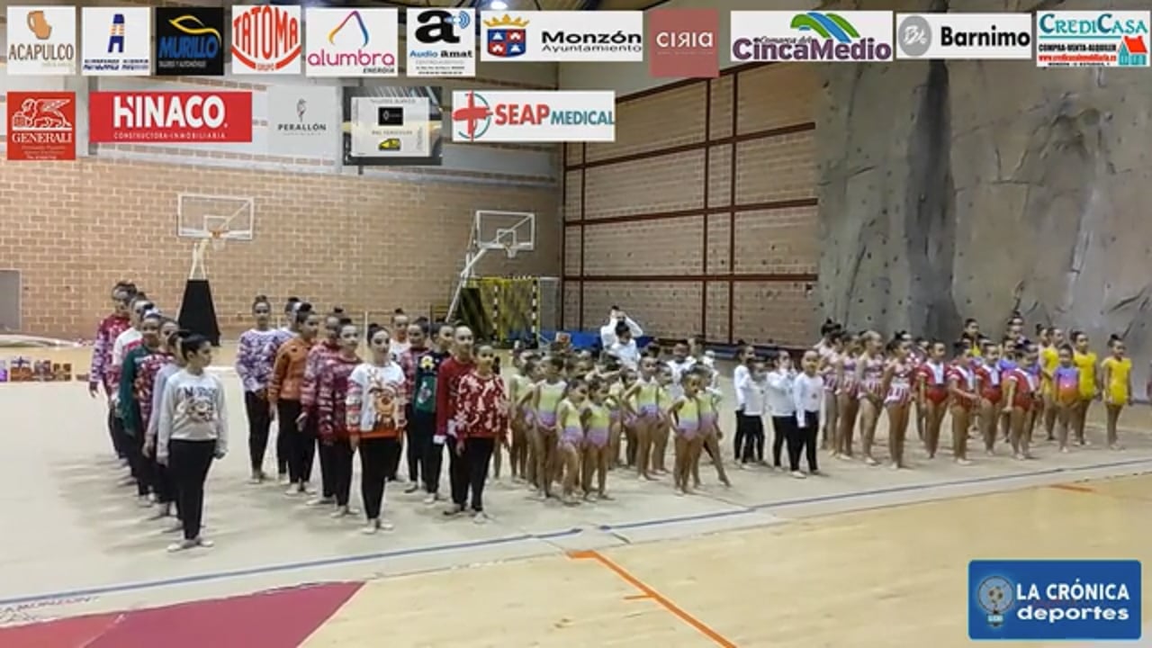 EL  CLUB  RITMICA  MONZÓN  CELEBRÓ SU GALA  DE  NAVIDAD