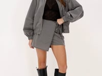 Nylon skort with overlap