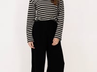 Black and white striped longsleeve