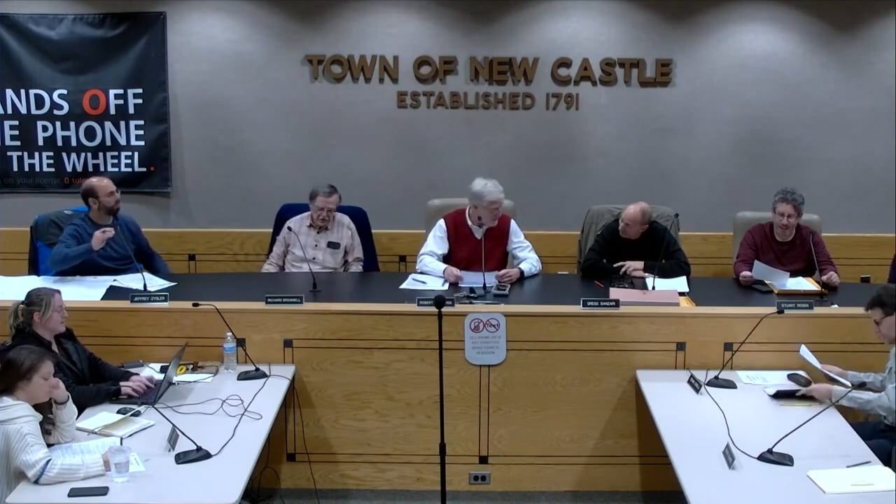 Town of New Castle Planning Board Meeting 12/17/24