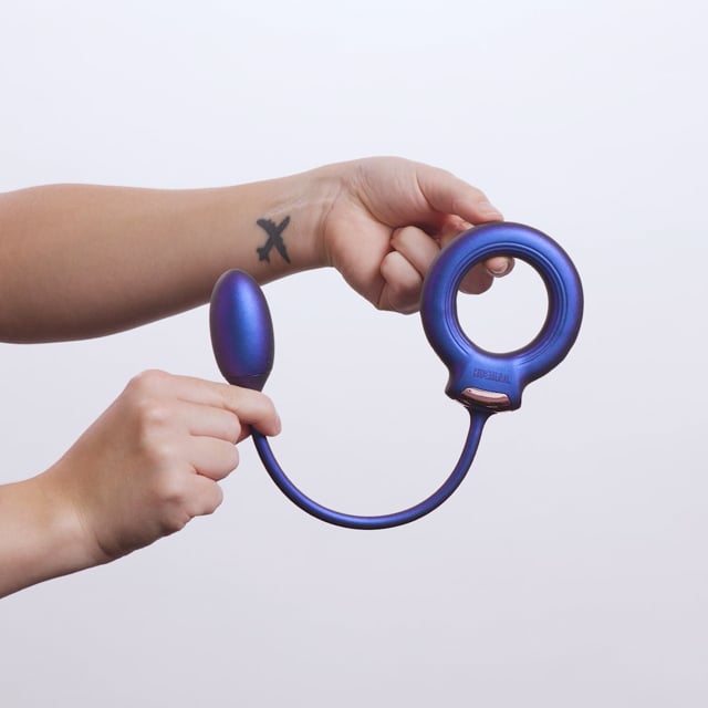 Anel Peniano com Vibrador Anal Eclipse