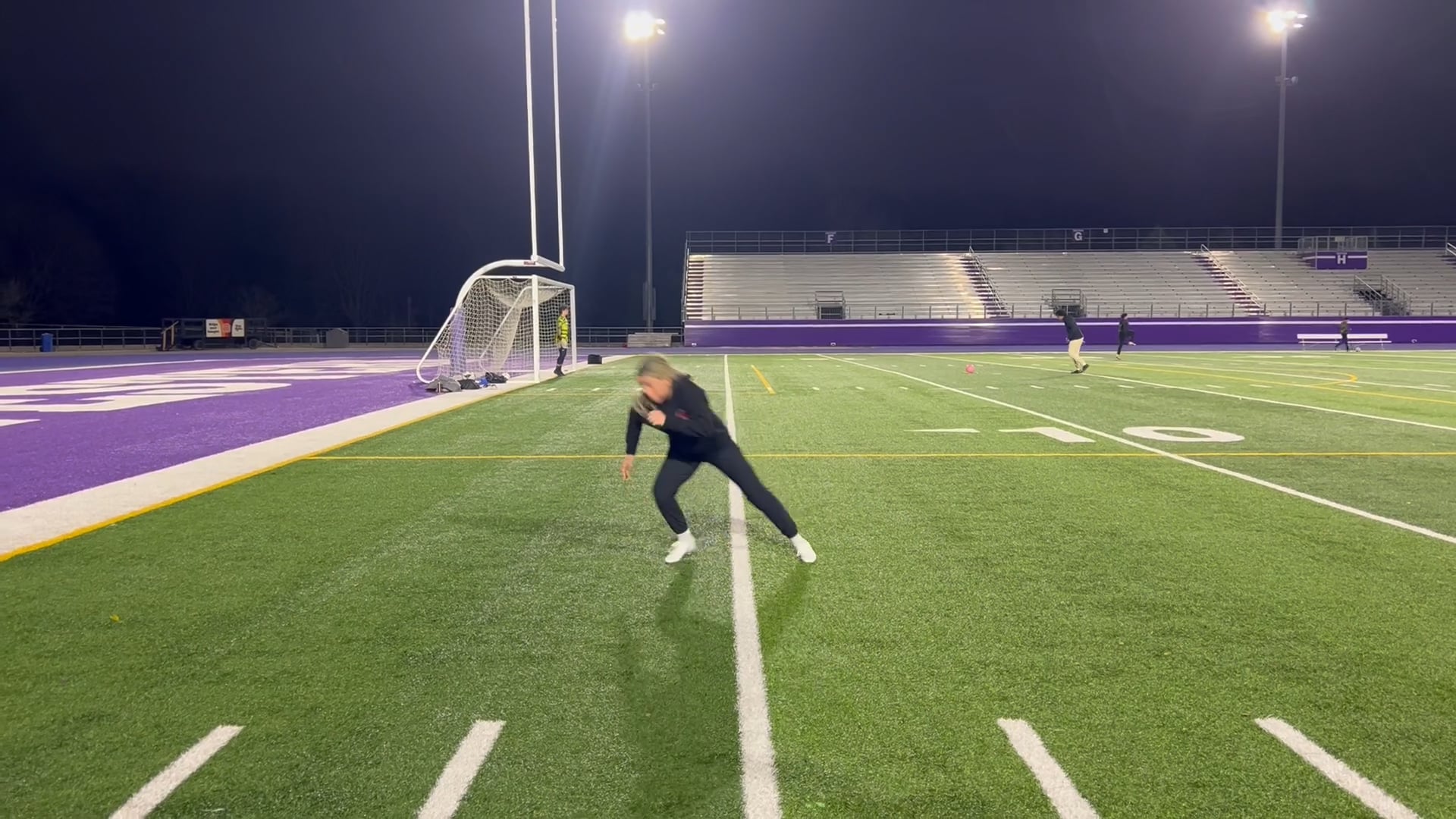 Watch PurpleShift athlete's 5-10-5 Agility: 4.98 seconds