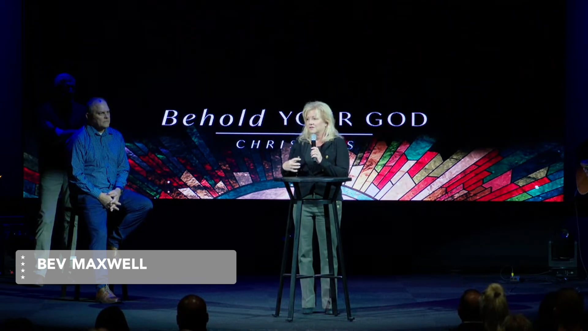 Steve and Bev Maxwell speak  Highland church