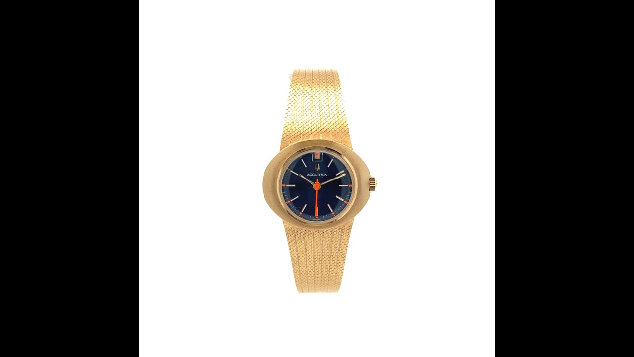 BULOVA 懐中時計 本体A016 Vintage Bulova Mini Accutron Watch 68978 in 14k – Filigree Jewelers