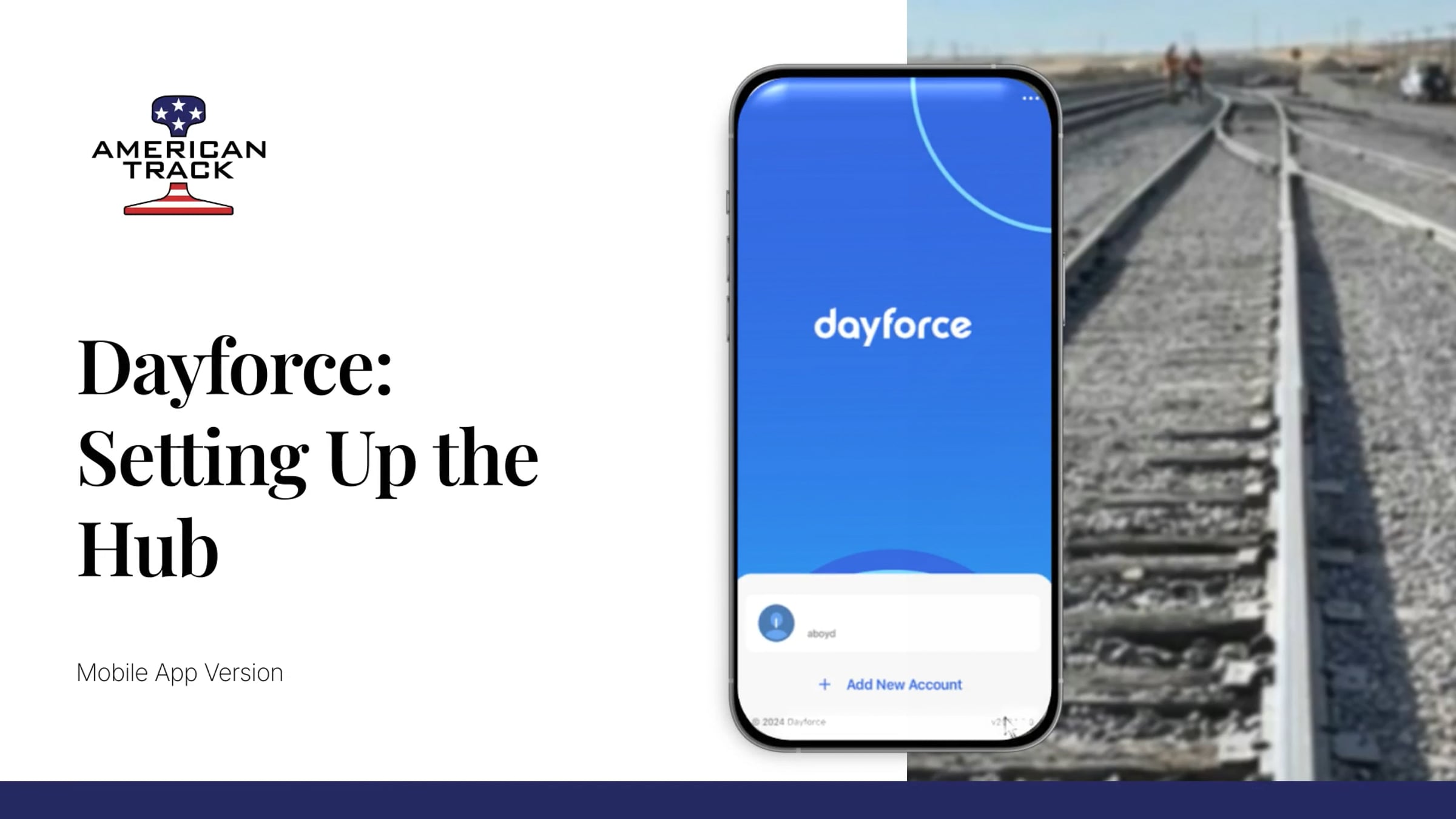 Dayforce App Setting Up the Hub ENGLISH