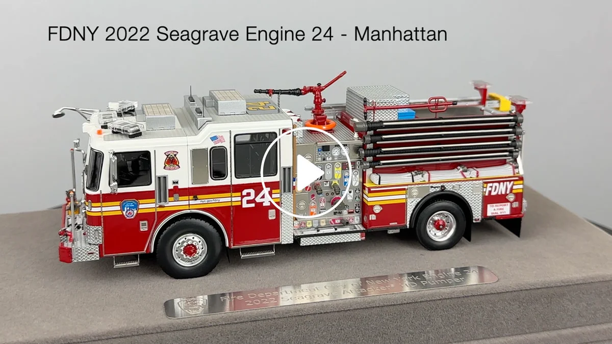 Fire Replicas FDNY 2022 Seagrave Attacker HD Engine 24 - Manhattan