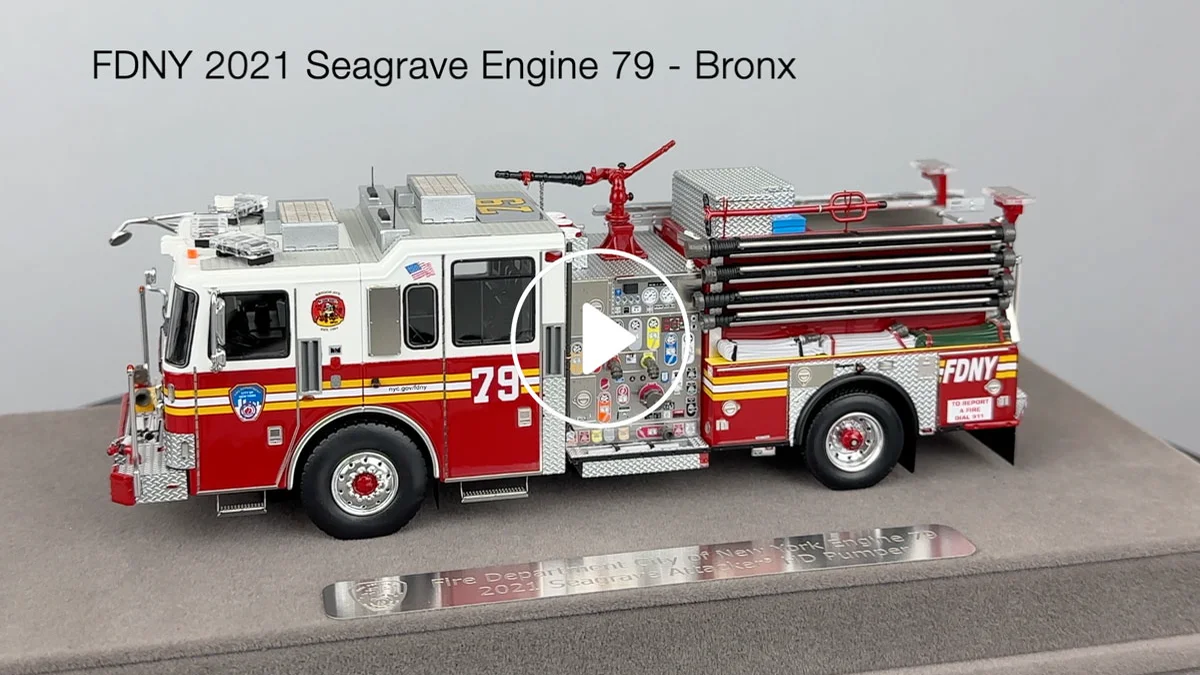 Fire Replicas FDNY 2021 Seagrave Attacker HD Engine 79 - Bronx