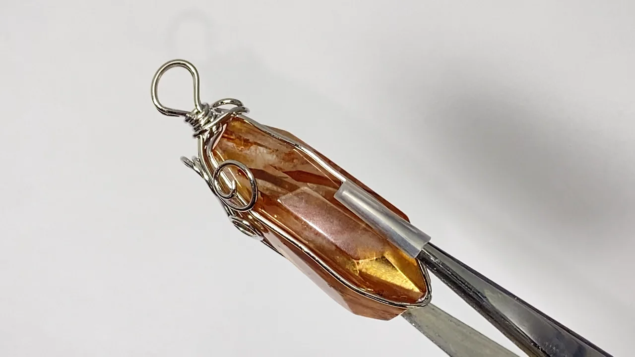 動画】【1点もの】コッパールチルクォーツAAA ペンダントトップ