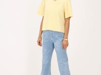 Yellow top with short sleeves & bows | My Jewellery
