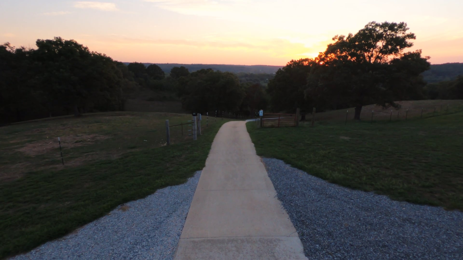 Sunset Mountain Drone Shots