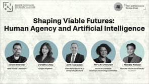 IAS presents: Shaping Viable Futures: Human Agency and Artificial Intelligence