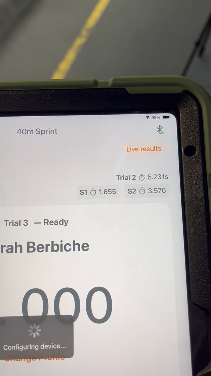 Watch catherine denault-cardi's 40 Yard Dash: Pending