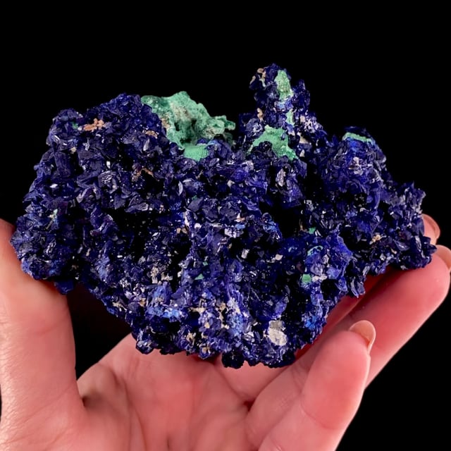 Azurite with Malachite (fine locality specimen)