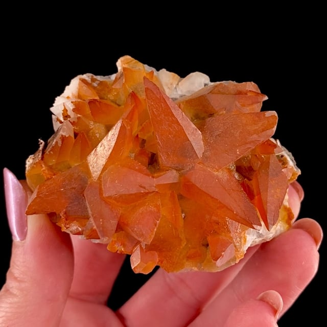 Calcite (with iron oxide inclusions)