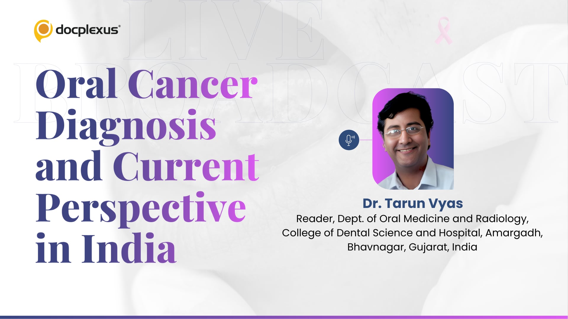 Oral Cancer Diagnosis and Current Perspective in India