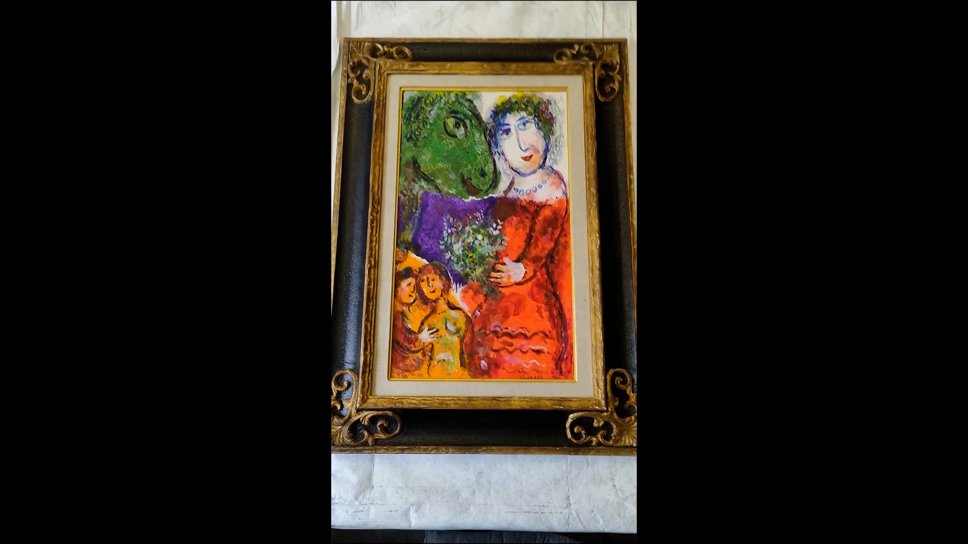 MARC CHAGALL、L'Ane rouge、海外版超希少レゾネ、新品額装付 Soleil et âne rouge | Modern Day Auction | 2025 | Sotheby's