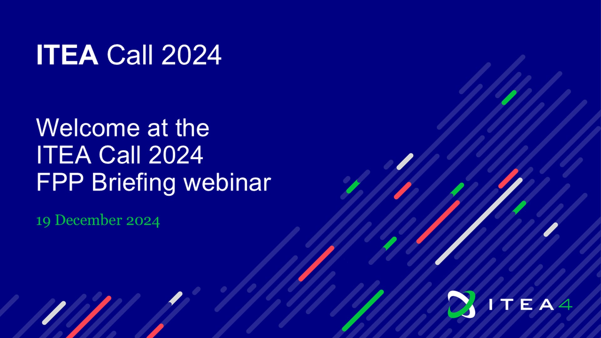 ITEA 4 · Article · FPP Briefing webinar - ITEA Call 2024
