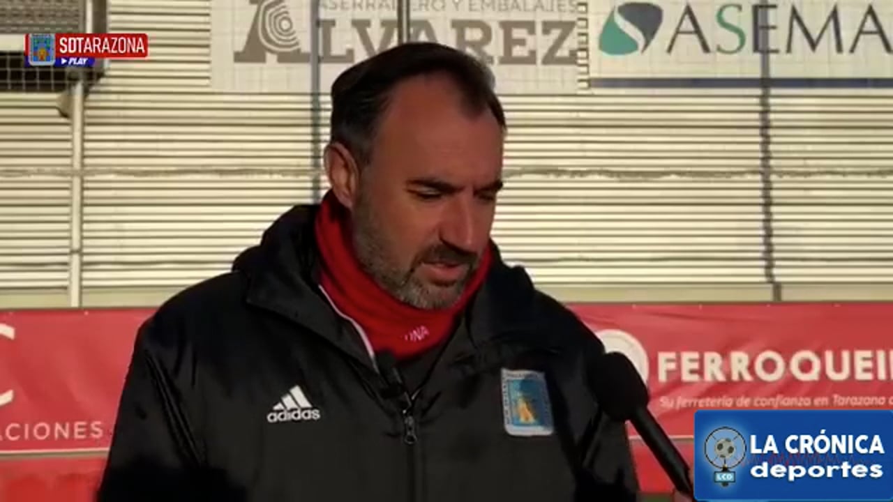 LA PREVIA / SD Ponferradina - SD Tarazona / JUANMA BARRERO (Entrenador Tarazona) J18 - 1ª RFEF / Fuente: SD Tarazona