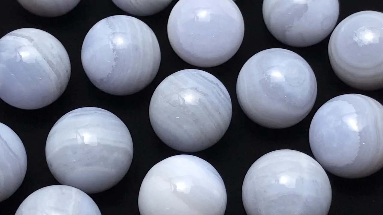 ブルーレース スフィア・ラウンド15mm 1個｜天然石ビーズの卸問屋