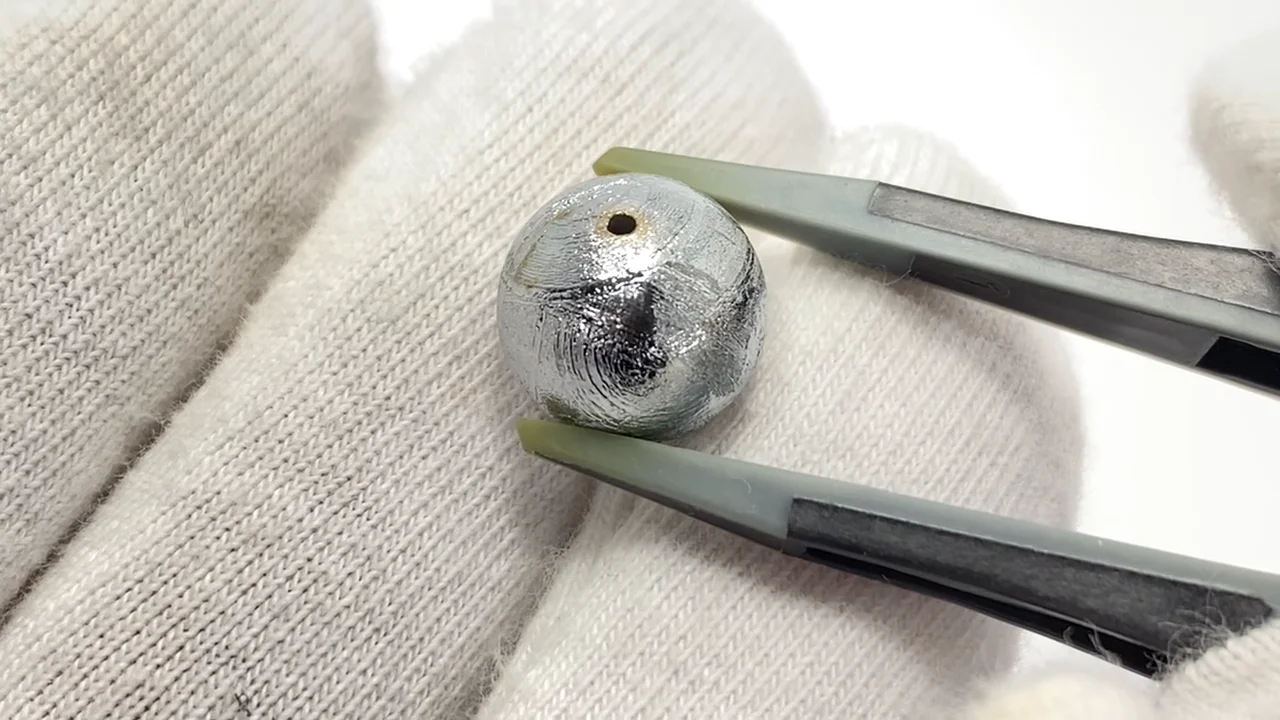 メテオライト(ムオニナルスタ隕石) ラウンド10mm 1粒【粒売り