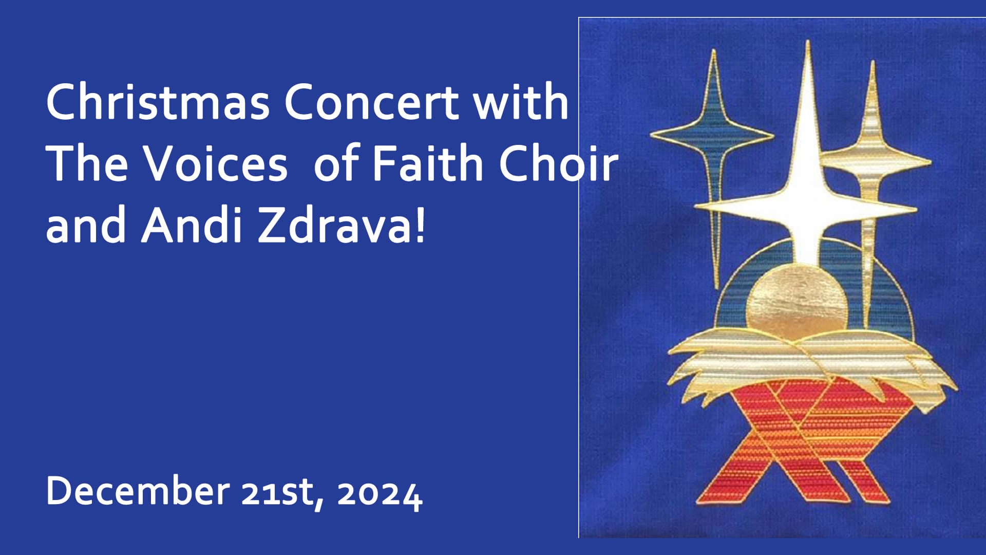 FLC - Christmas Concert with The Voices of Faith Choir - December 21, 2024