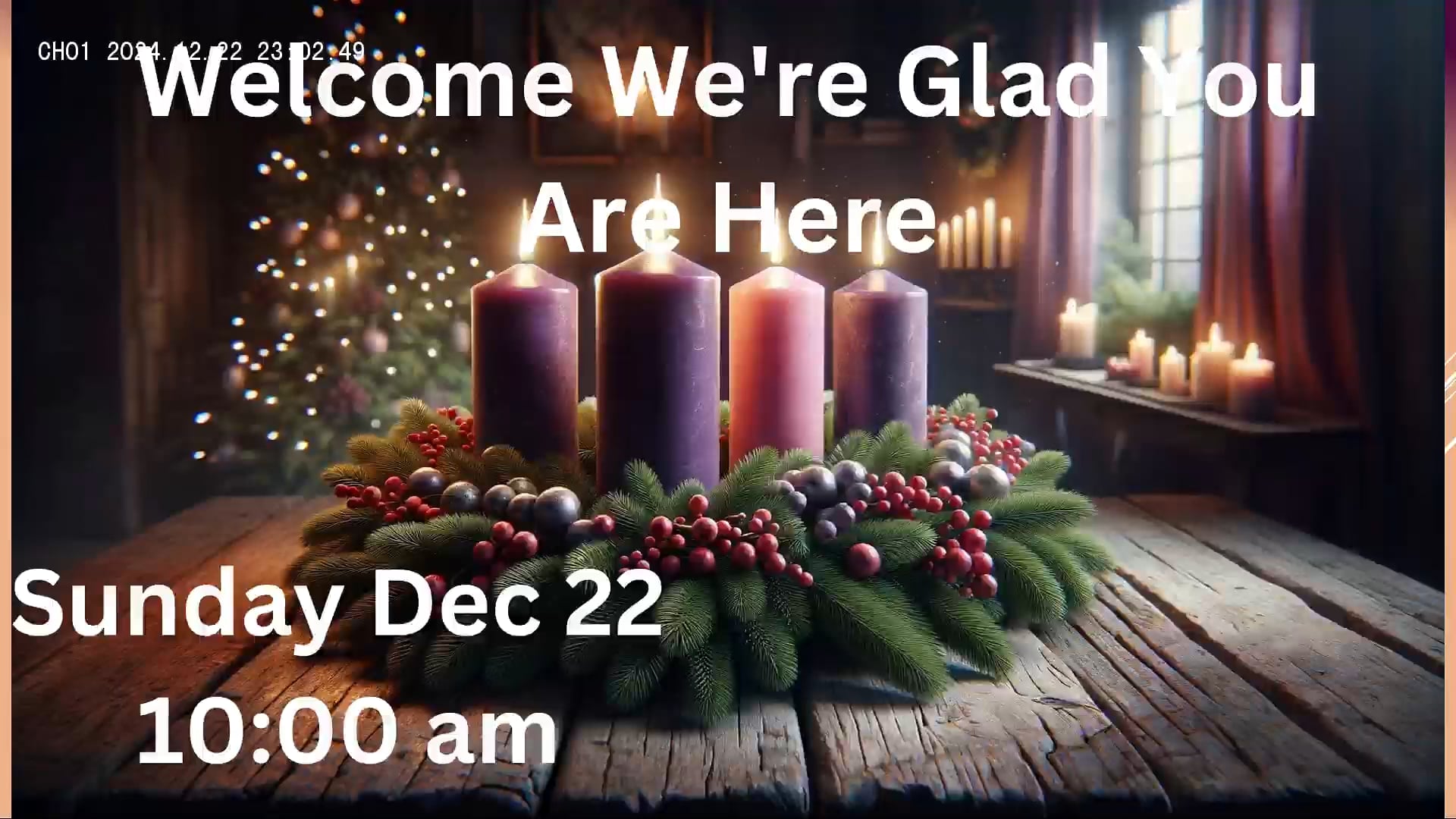 FLC - December 22nd, 2024 (10:15am): Fourth Sunday of Advent