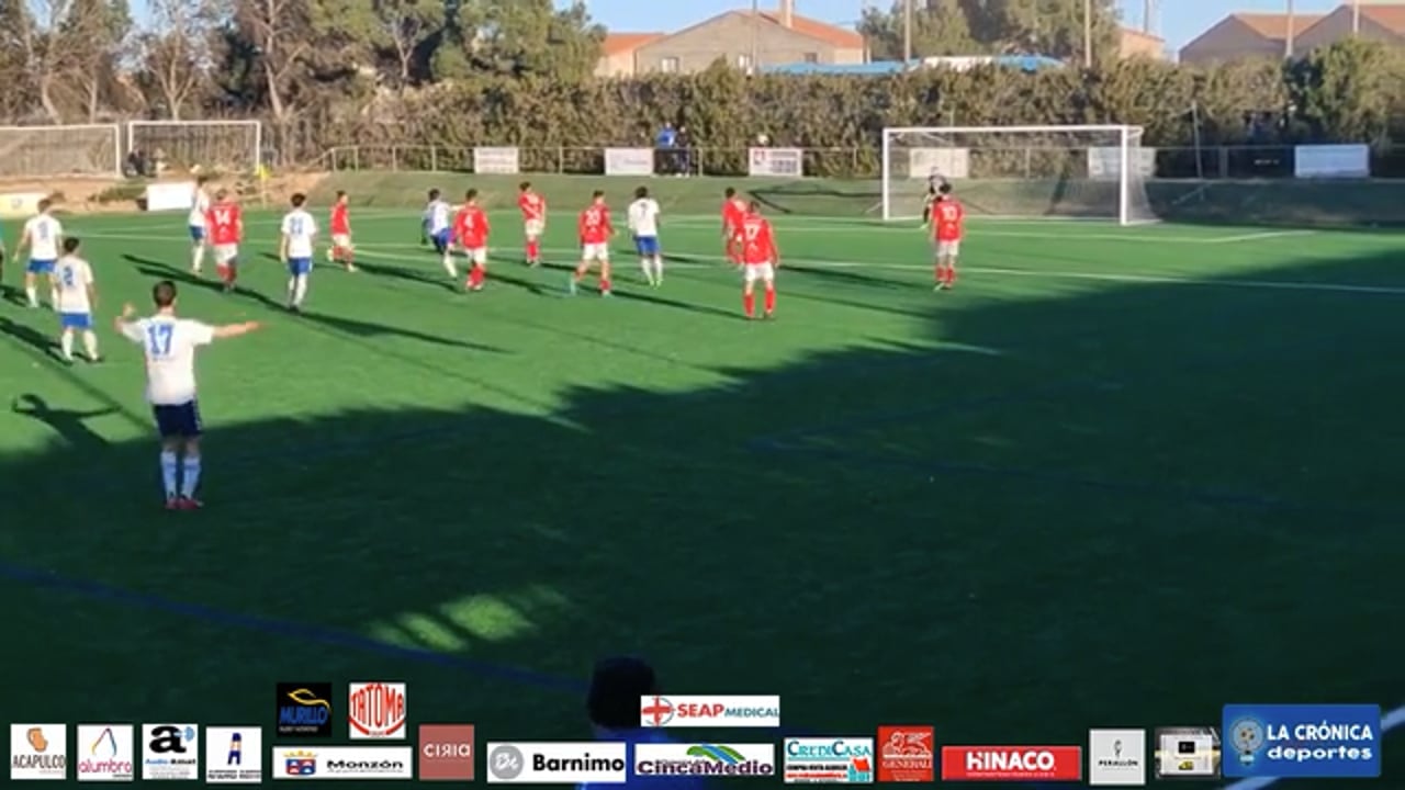 (RESUMEN y GOLES) Belchite 97 1-1 At.Monzón Alumbra / J 15 / 3ª RFEF