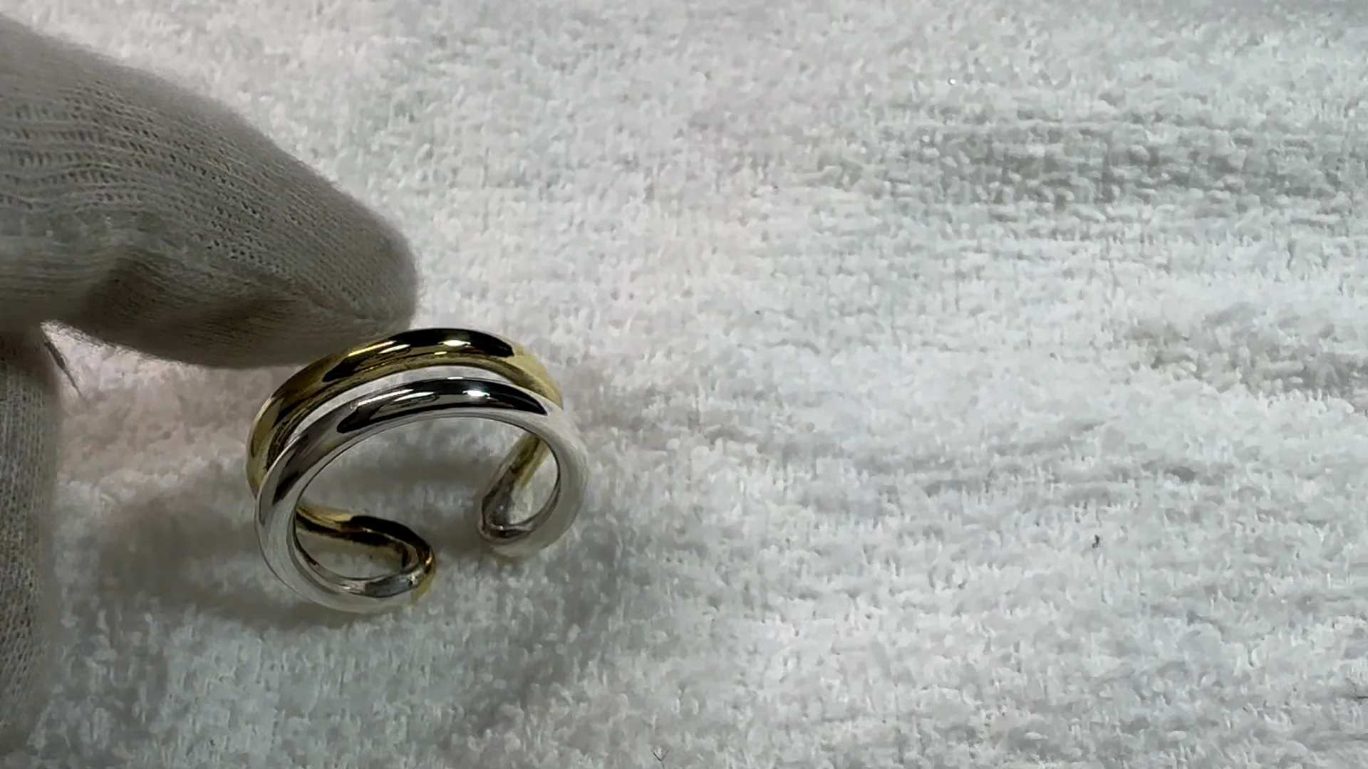 SILVER&GOLD OPEN RING (シルバー&ゴールド オープンリング SILVER&GOLD OPEN RING (シルバー&ゴールド オープンリング