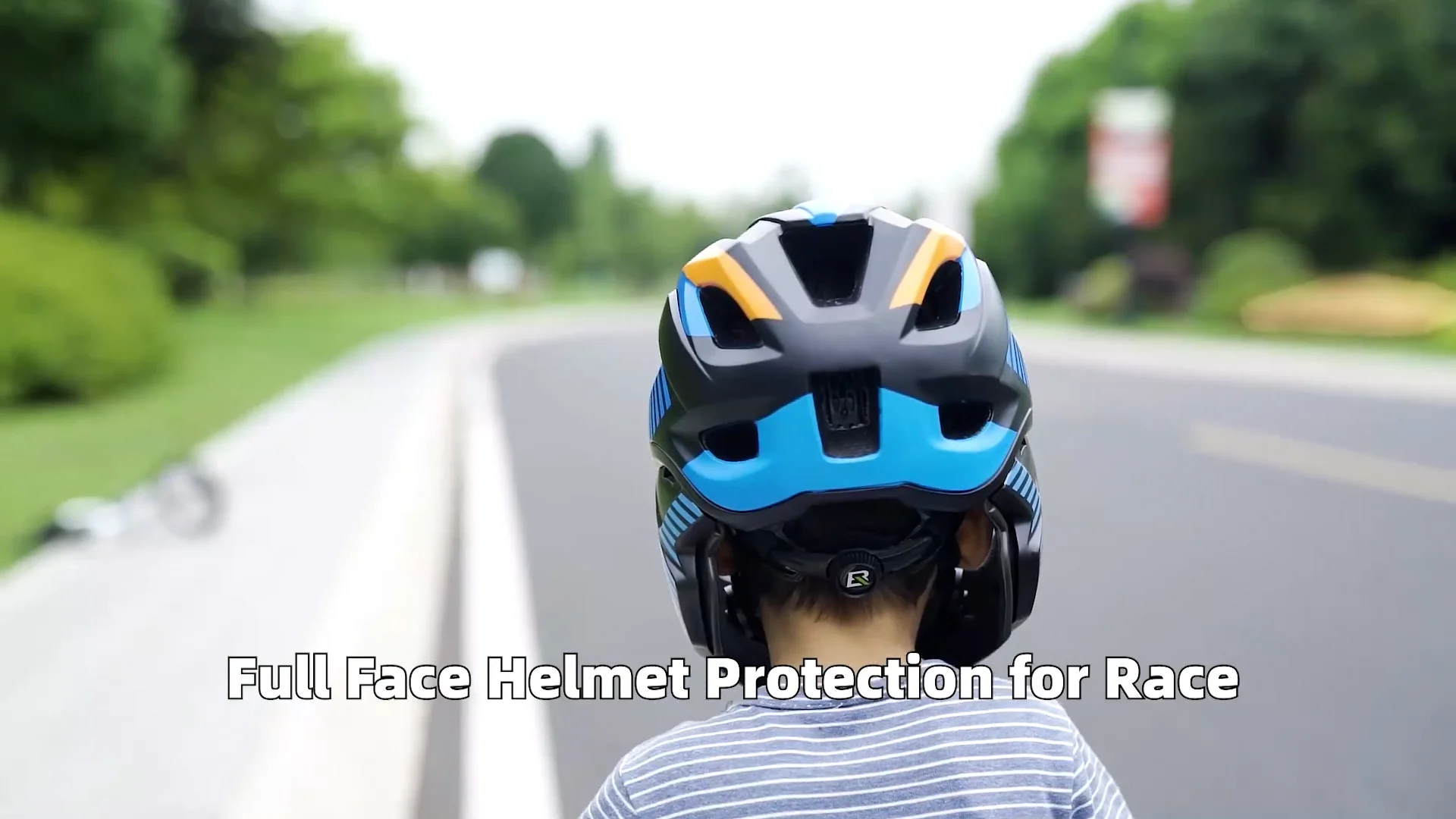ROCKBROS Kids Helmet Full Face Protective Detachable 3 16 Youth Child Pink Purple