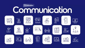 Animated Communication Icons, an Outline Icon by Prosymbols (Thumbnail 5 of 5)
