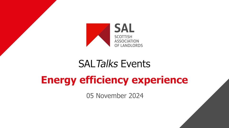SALTalks – energy efficiency experience
