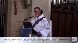 Sermon December 22 John Draper