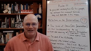 Reflections on the Incarnation (#7) - Replay Dec. 2021