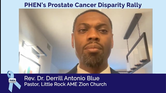 Rev. Dr. Derrill Blue Says Early Detection Saves Lives